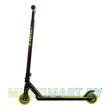 Самокат Novatrack Wolf EL Plastic 100P.WOLF.BGN21 (зеленый/черный, 2021) картинка 2